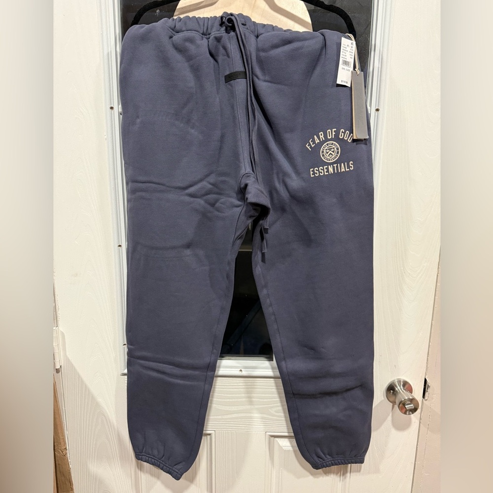 NEW WITH TAGS
Fear of God Essentials Marine Blue Sweatpants - Picture 2 of 2